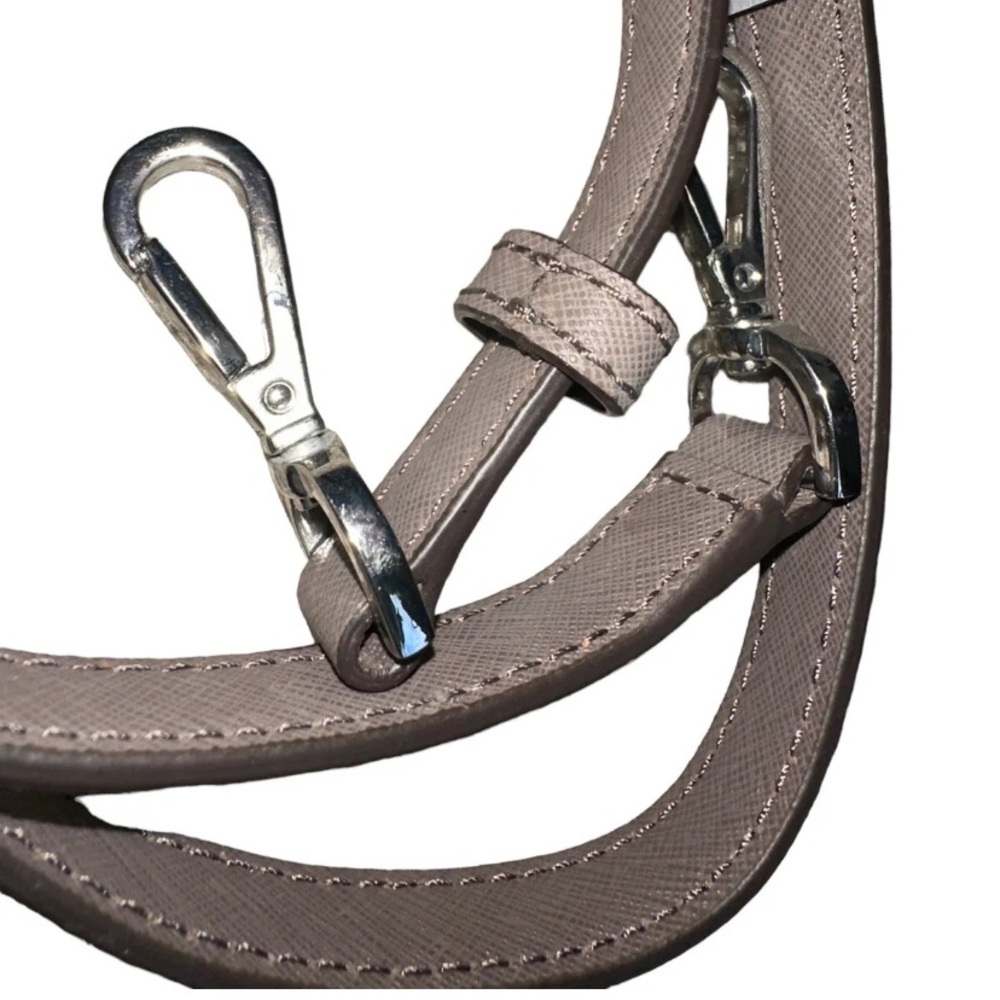Michael Kors Grey Saffiano Leather Replacement Shoulder Strap Purse Handbag. New